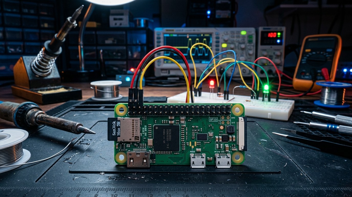 Raspberry Pi Zero W Bancada